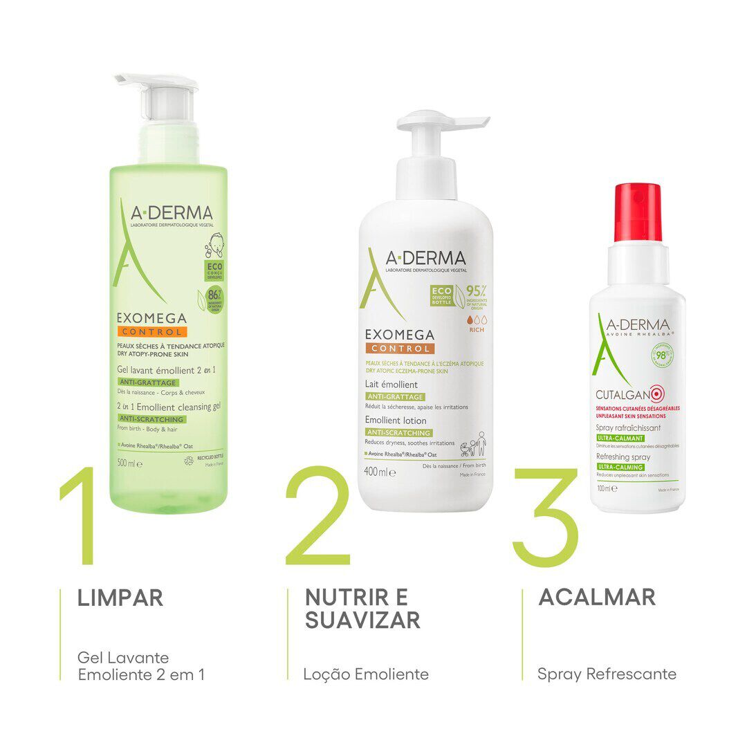 Exomega Control Gel Corpo e Cabelo - 500ml