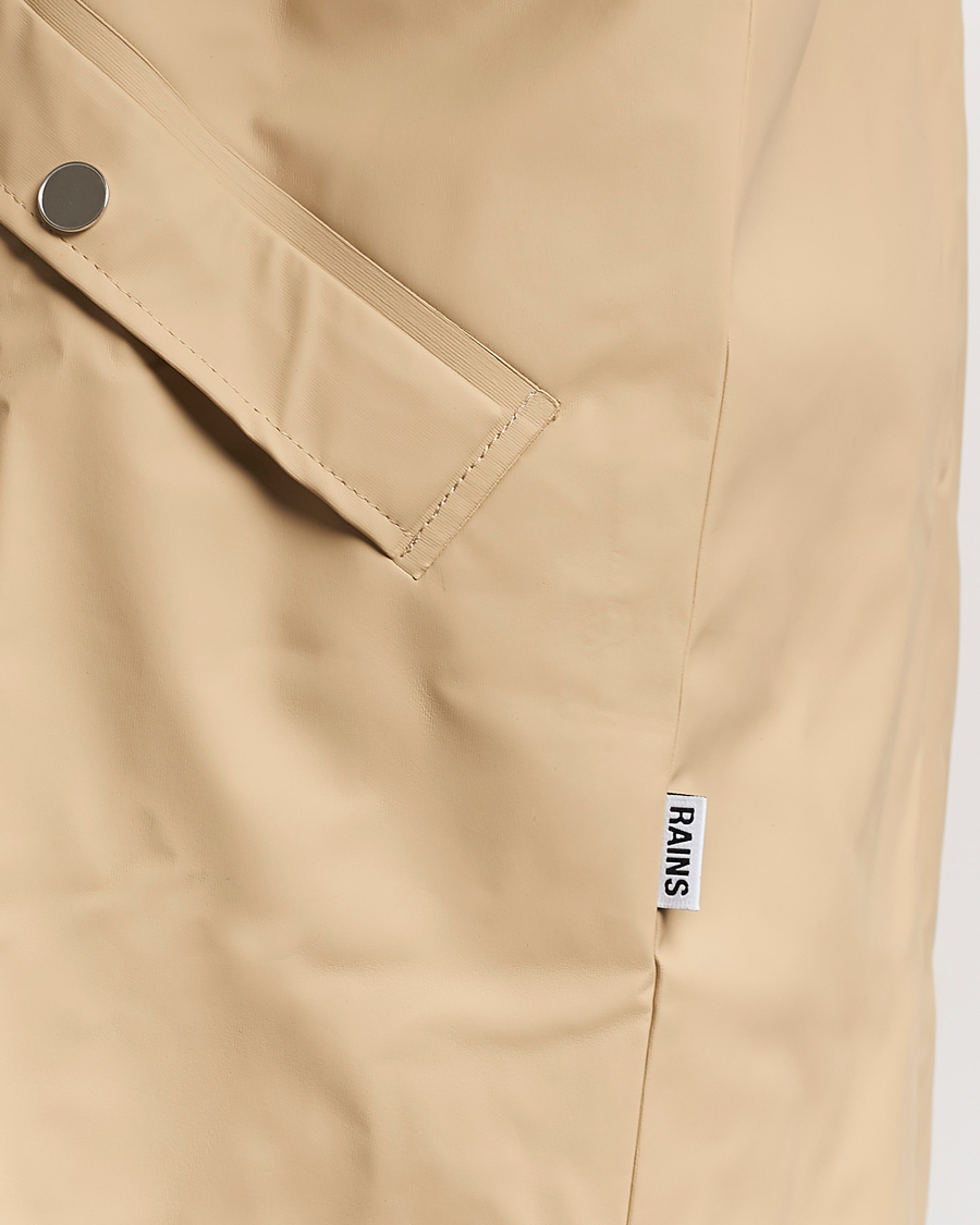 RAINS Long Jacket Sand