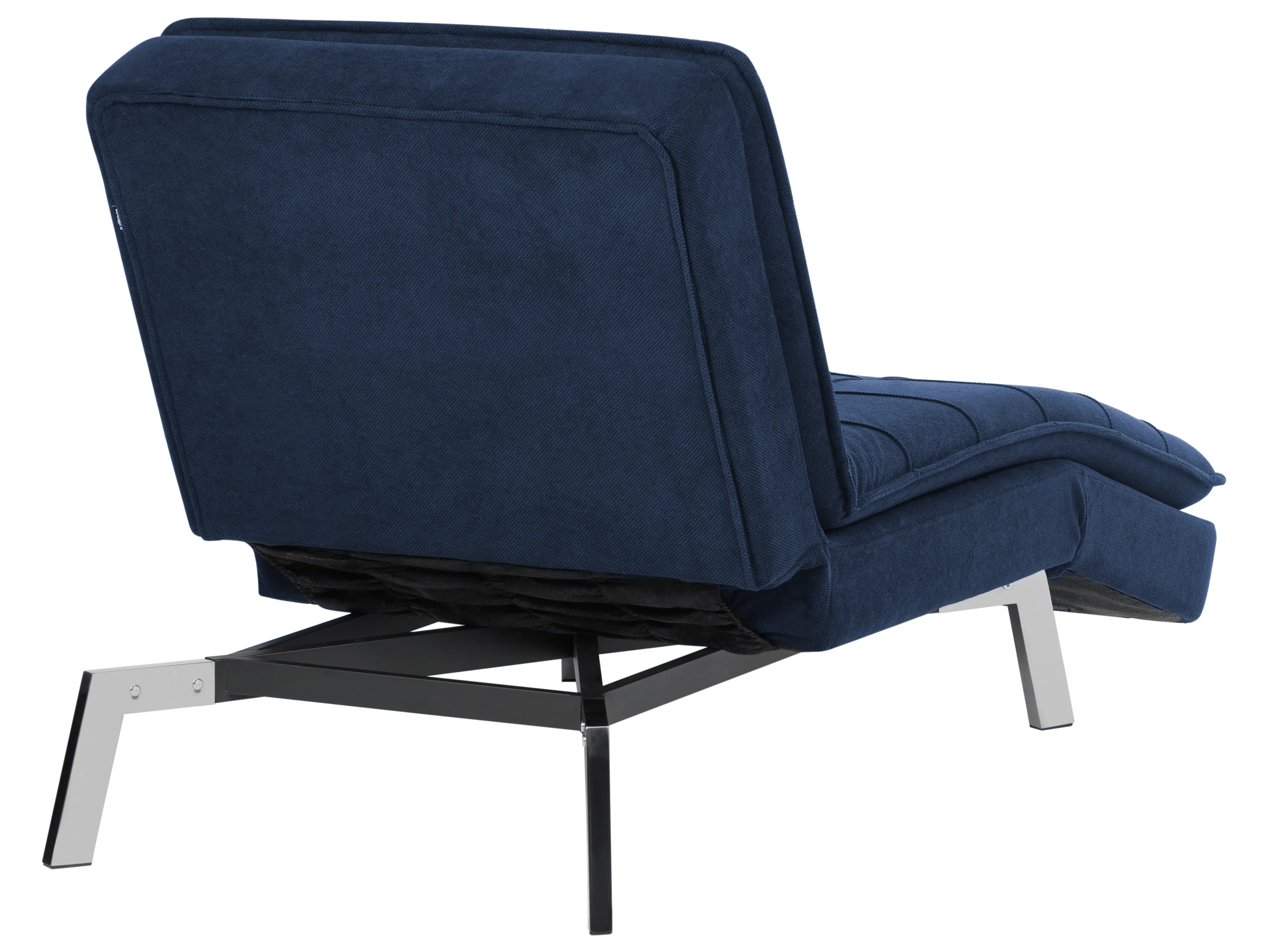 Chaise longue LOIRET Stof Marineblauw