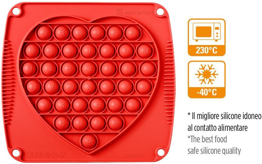 Motiv-Backform DecorPop Herz3D-Backform