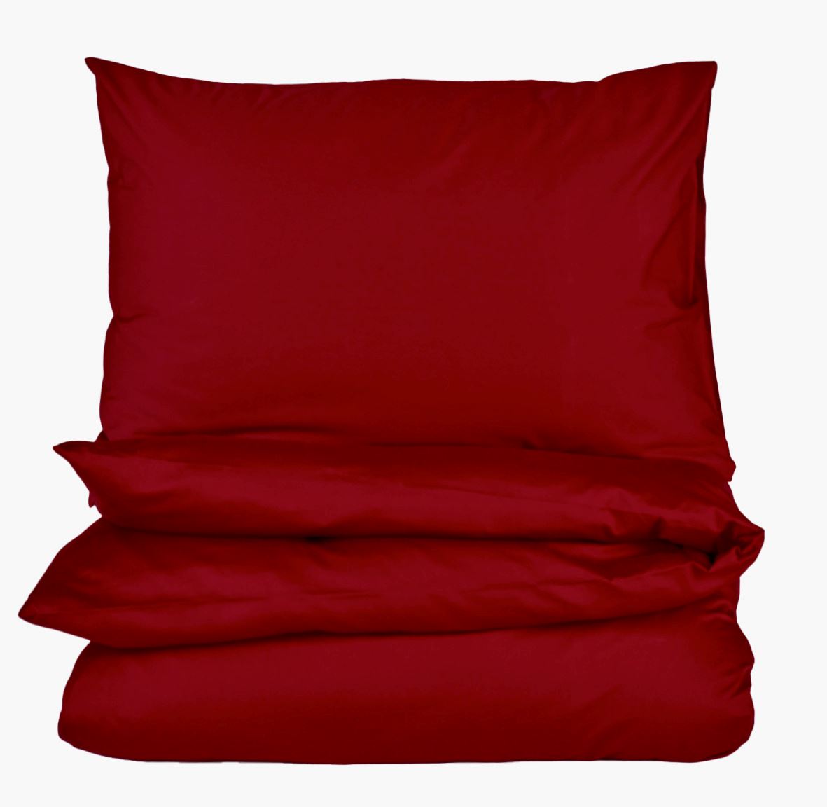 Sateng sengesett rød - 200x220 cm