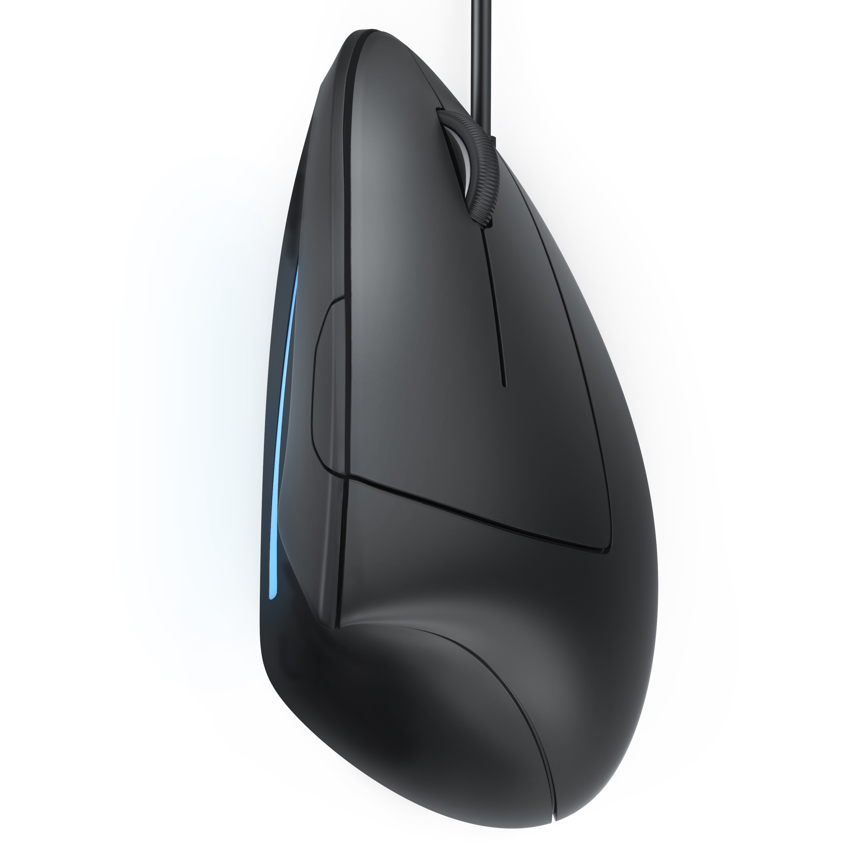 CSL ergonomische Maus kabelgebunden, optische vertikale Mouse, Vorbeugung gegen Mausarm/Tennisarm (RSI)