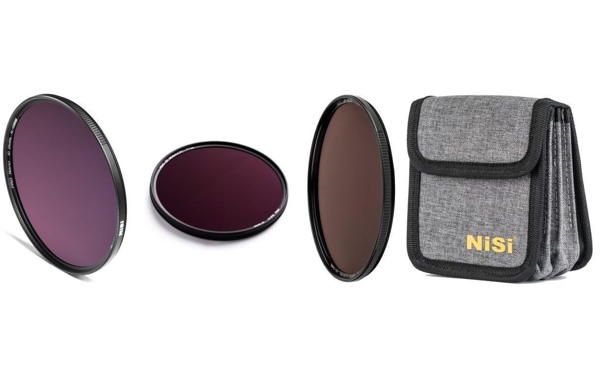 Set Circular ND Filter Kit 82 mm<br>ND Filter-Kit mit drei verschiedenen Filter und Transporttasche mit Platz von bis zu 4 Filter