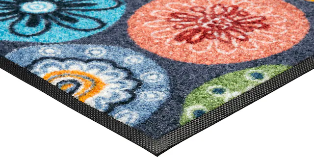 wash+dry by Kleen-Tex Fussmatte »Coralis« rechteckig 7 mm Höhe Schmutzfangmatte, rutschhemmend, In- und Outdoor geeignet, waschbar