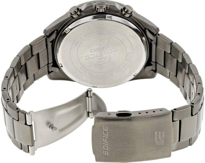 Casio - EDIFICE - Chronograaf Polshorloge - Zwart - Materiaal: Staal