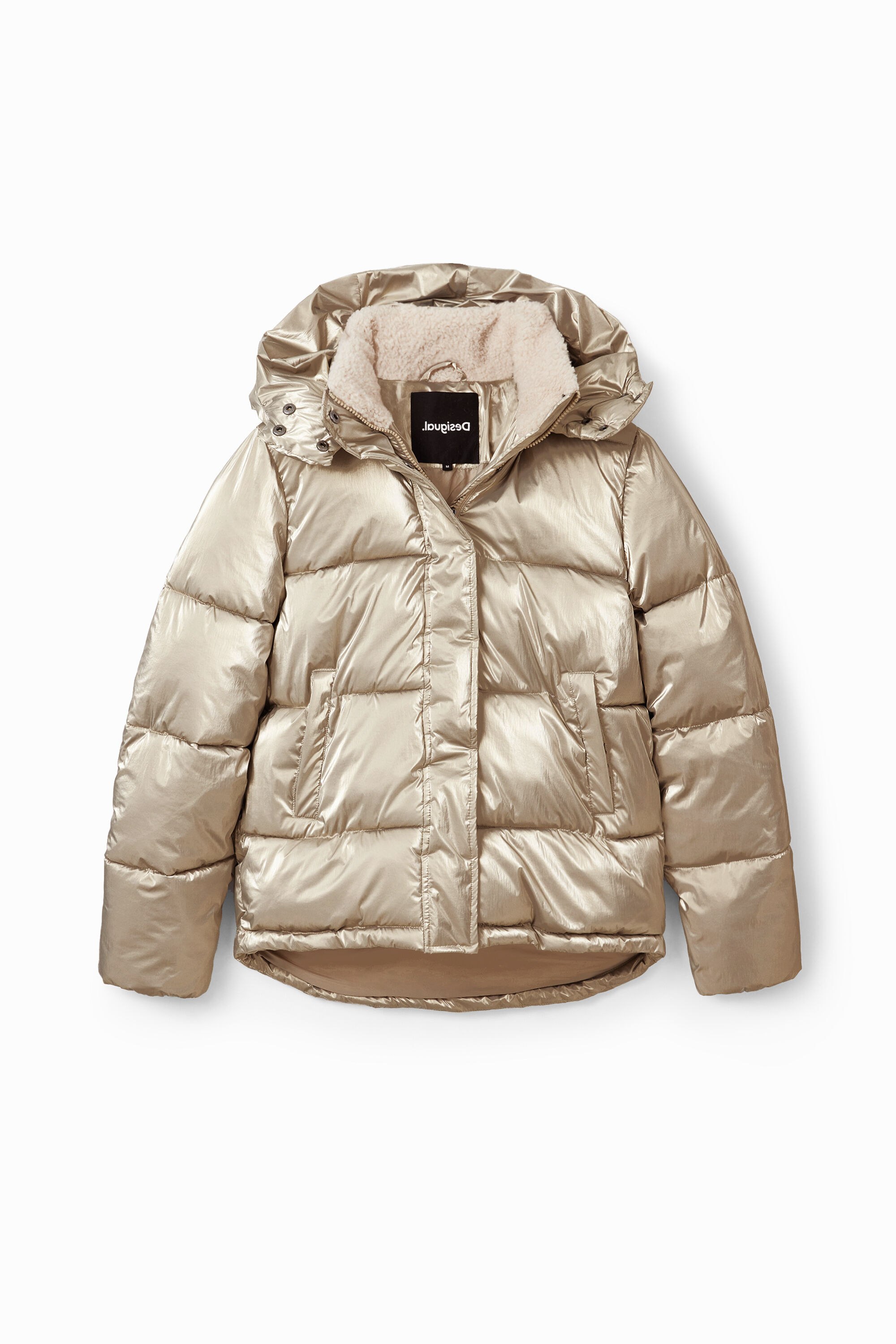 Veste matelassée métallisée