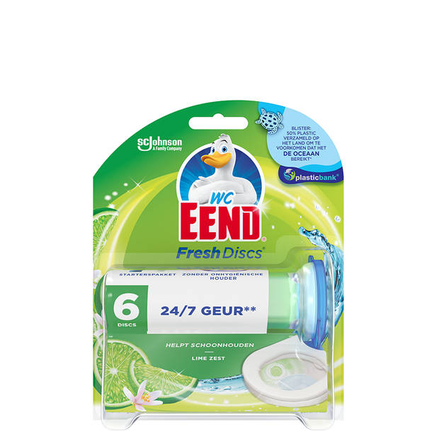 WC-Eend Fresh Disc Houder Limoen
