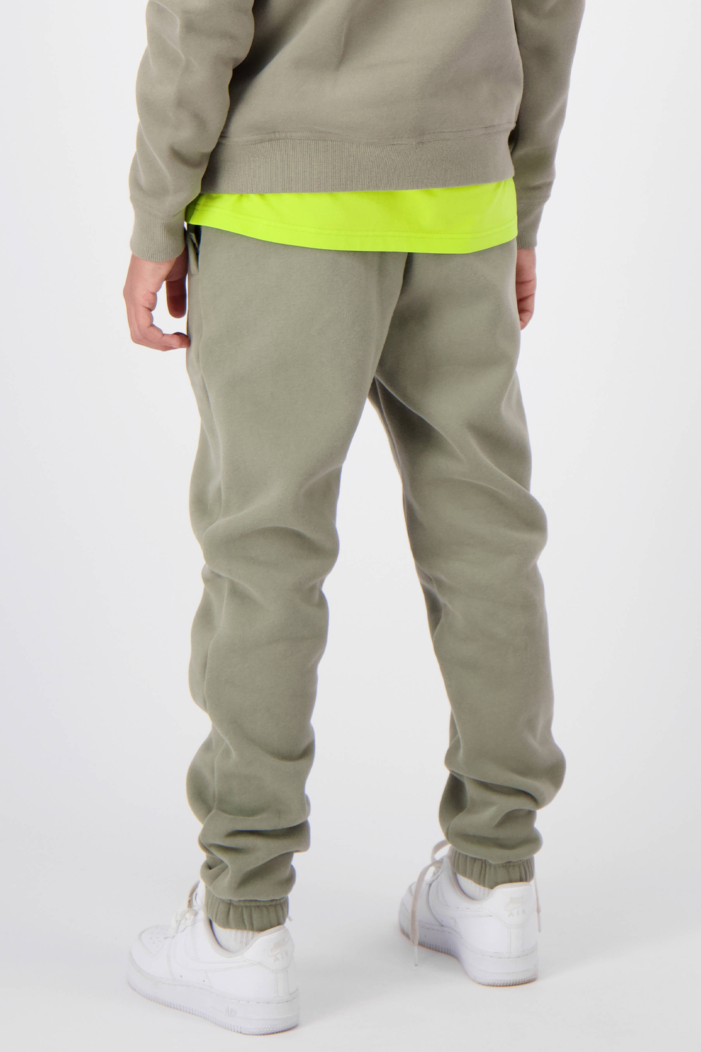 BLACK BANANAS relaxed joggingbroek JR. 3D SWEATPANTS met logo grijsgroen