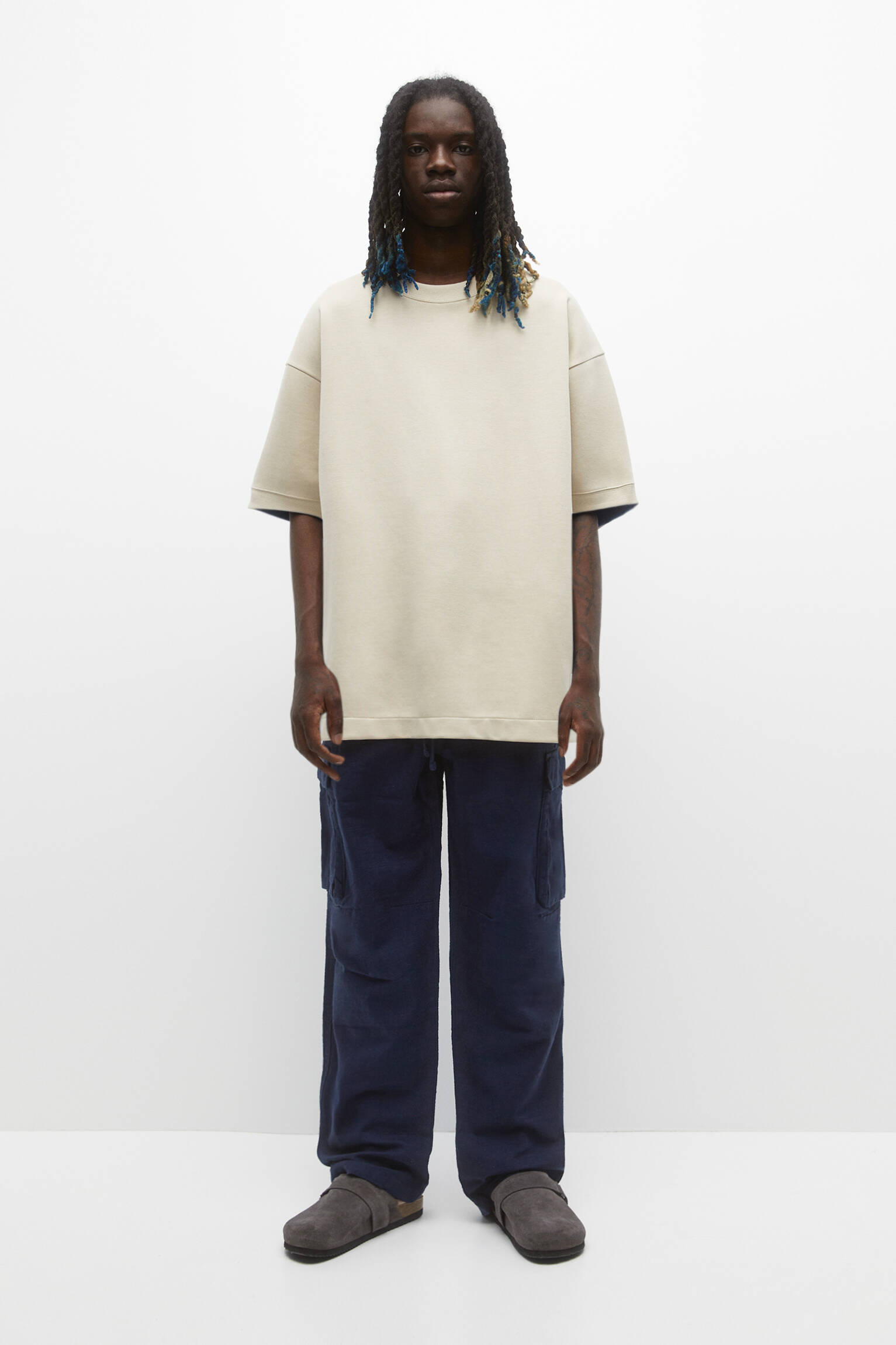 CALÇA CARGO - ÍNDIGO