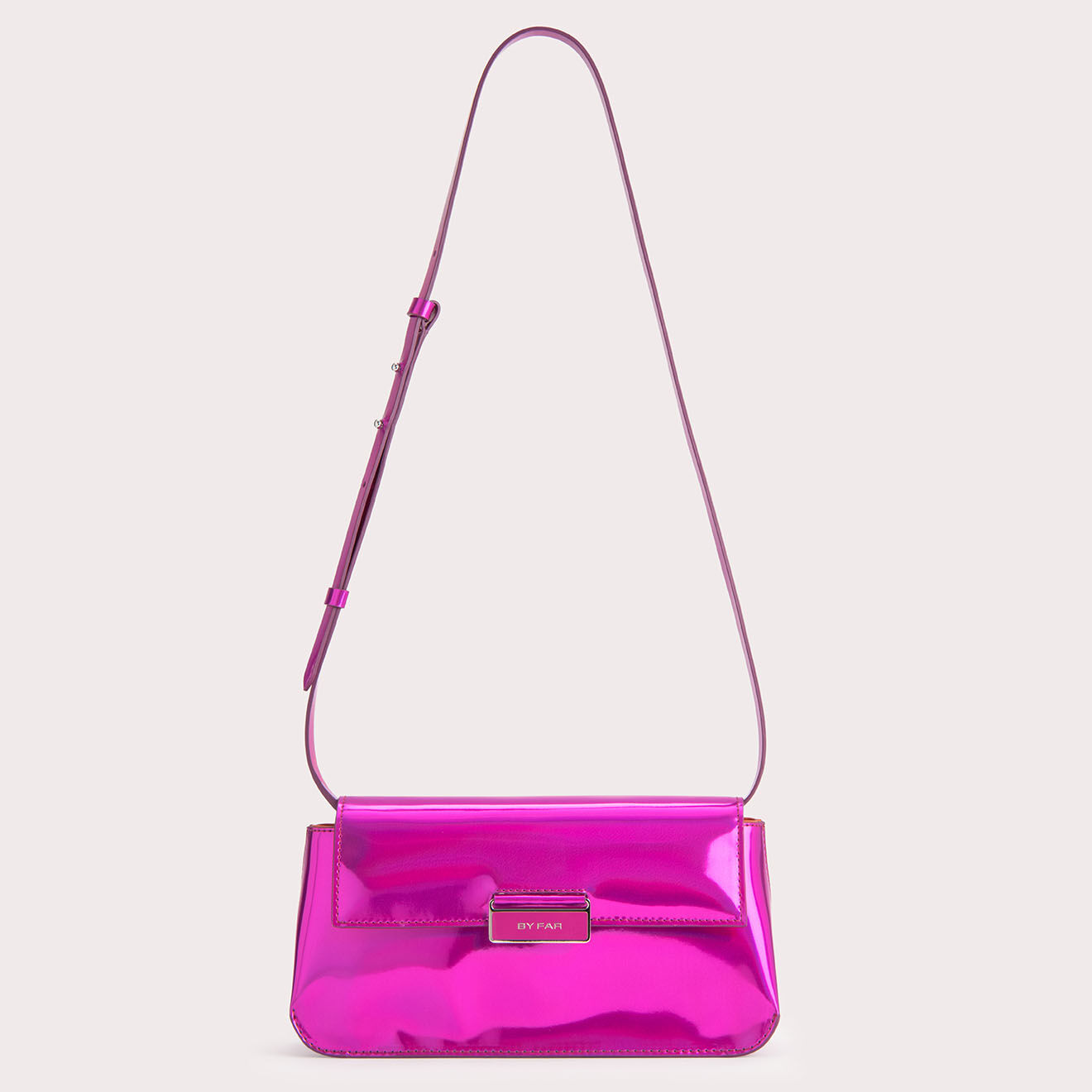 By Far Sac à main Tilda Pochette fuchsia -  11x22x5.5 cm