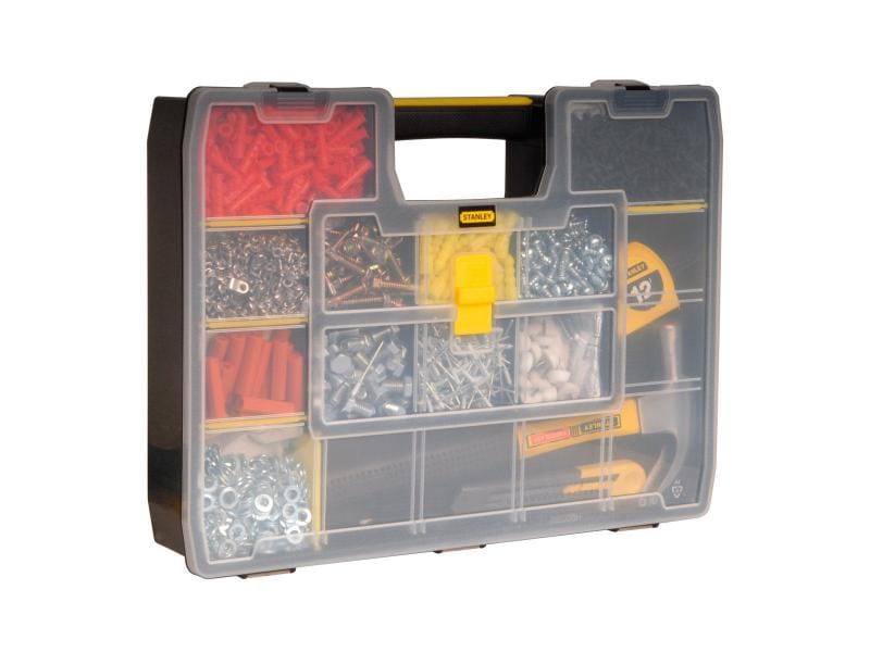 Stanley Organizer Sortmaster 17 Fächer Orangisation von Werkzeugen, Zubehör und Kleinteilen