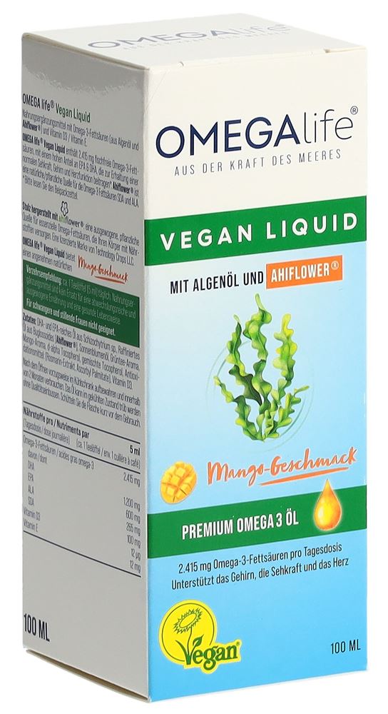 OMEGA-LIFE Algenöl<br>100 ml, Flasche, flüssig