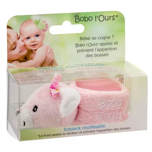 Alphanova Bebê Bobo, o Urso Rosa