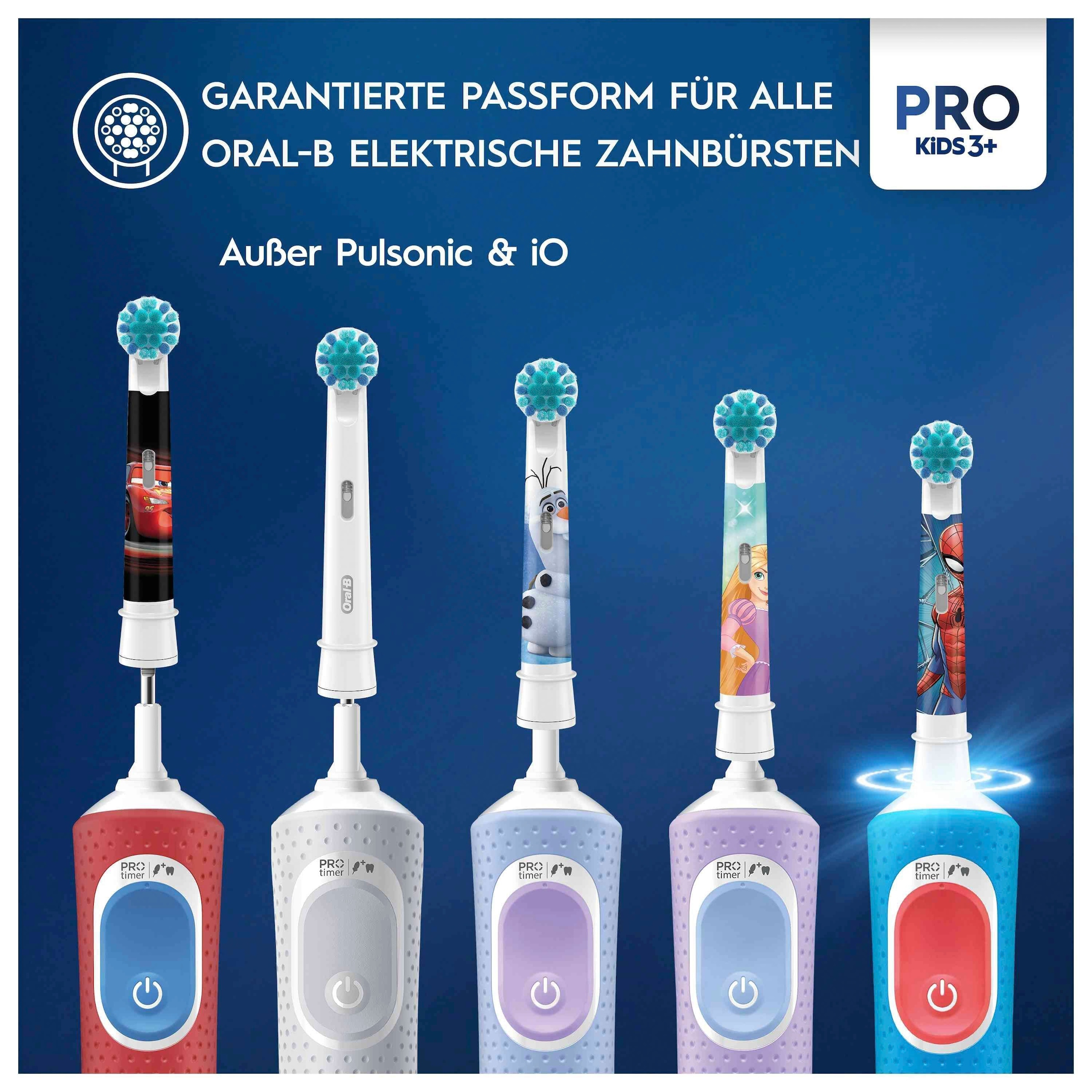 Oral-B Aufsteckbürsten »Spiderman« extra weiche Borsten