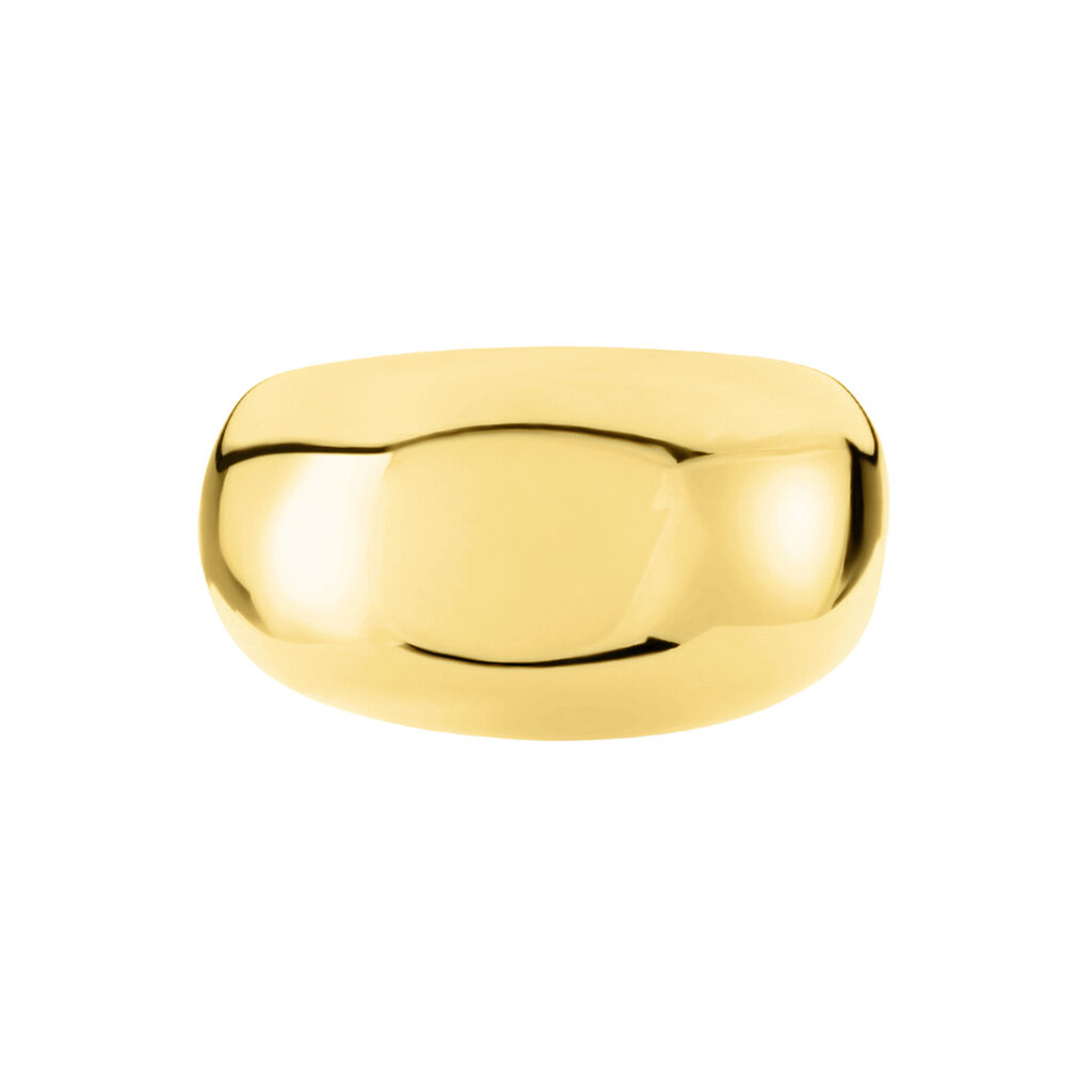 Bague Cleoria Acier Dore