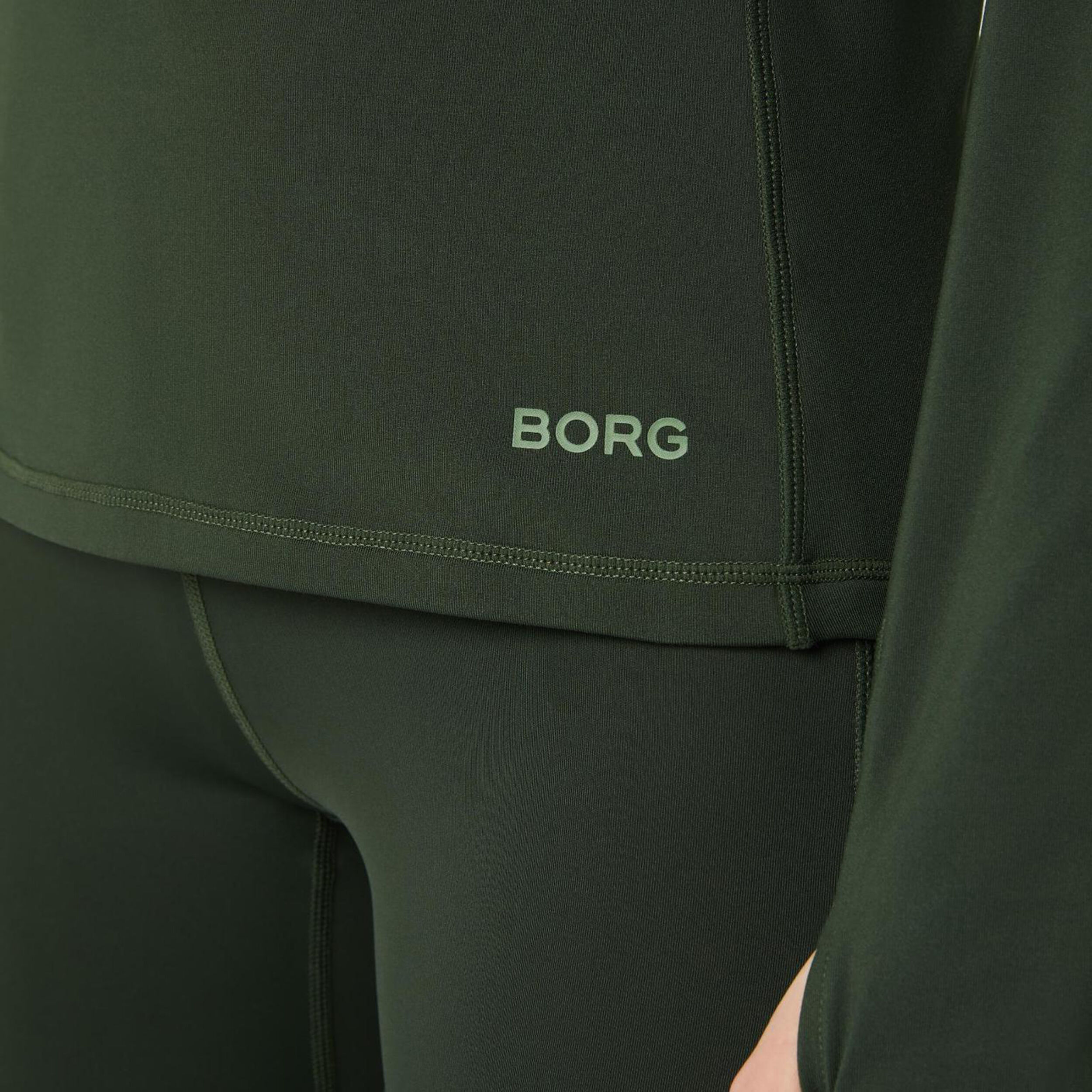 Björn Borg Haut Manches Longues Femmes - Vert Foncé