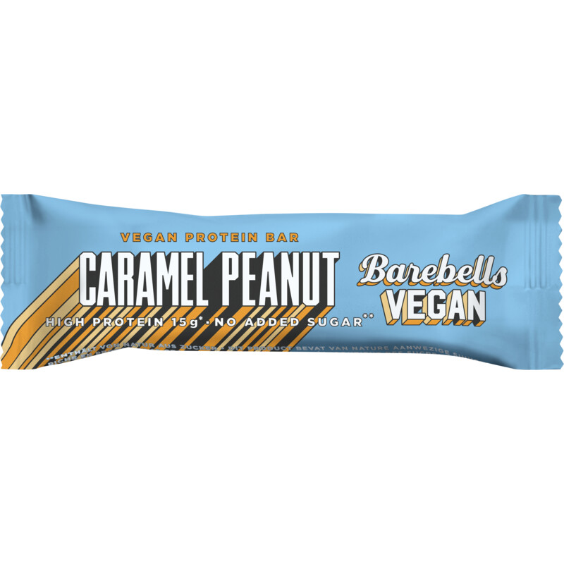 Barebells Vegan protein bar caramel peanut
