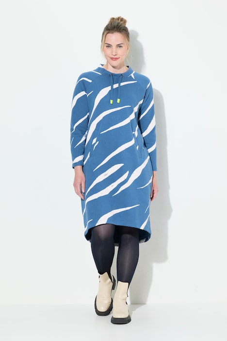 Kleid, Langarm, Rundhals, OEKO-TEX