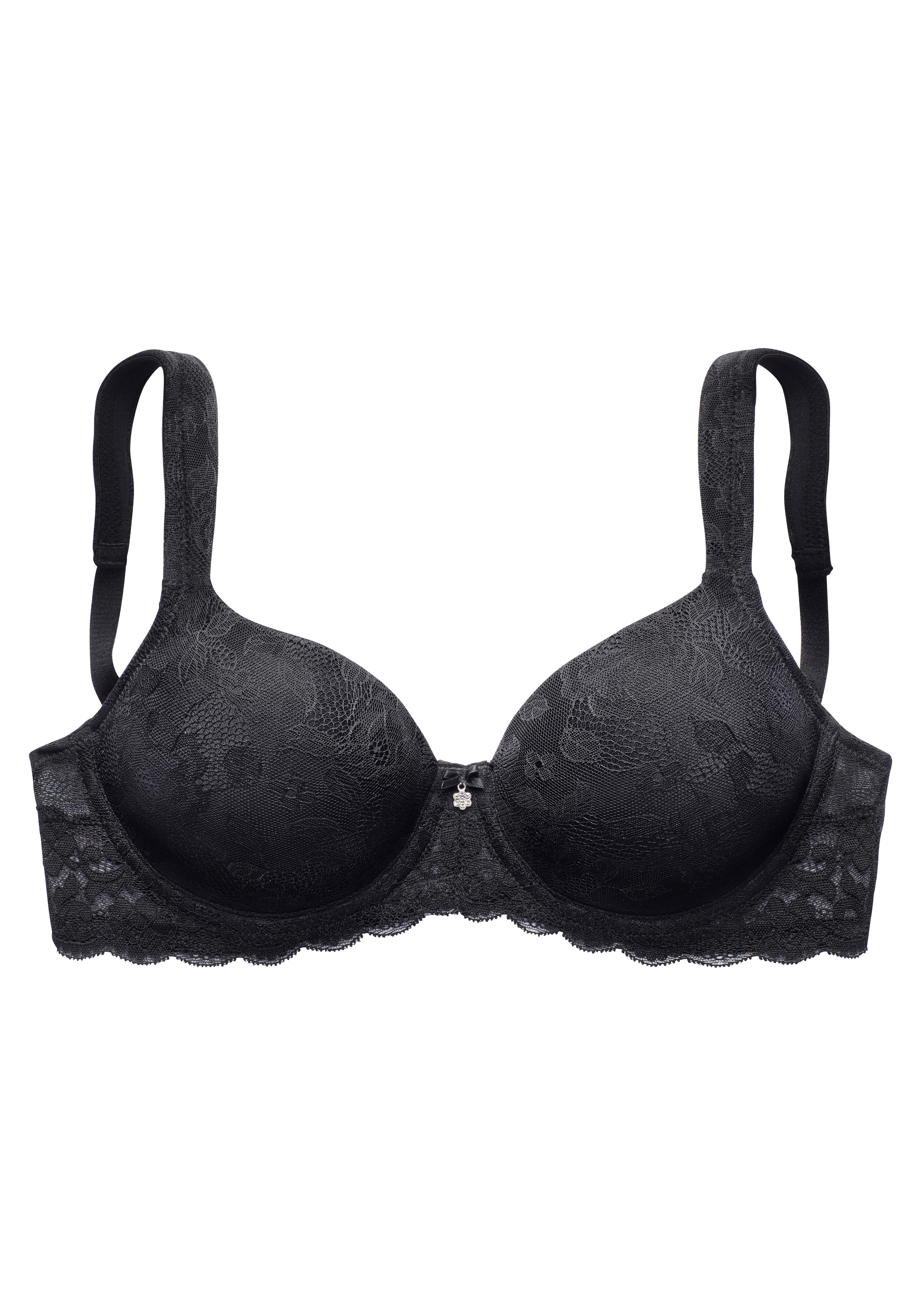 LASCANA Schalen-BH , mit Bügel rundherum aus edler, floraler Spitze, Dessous