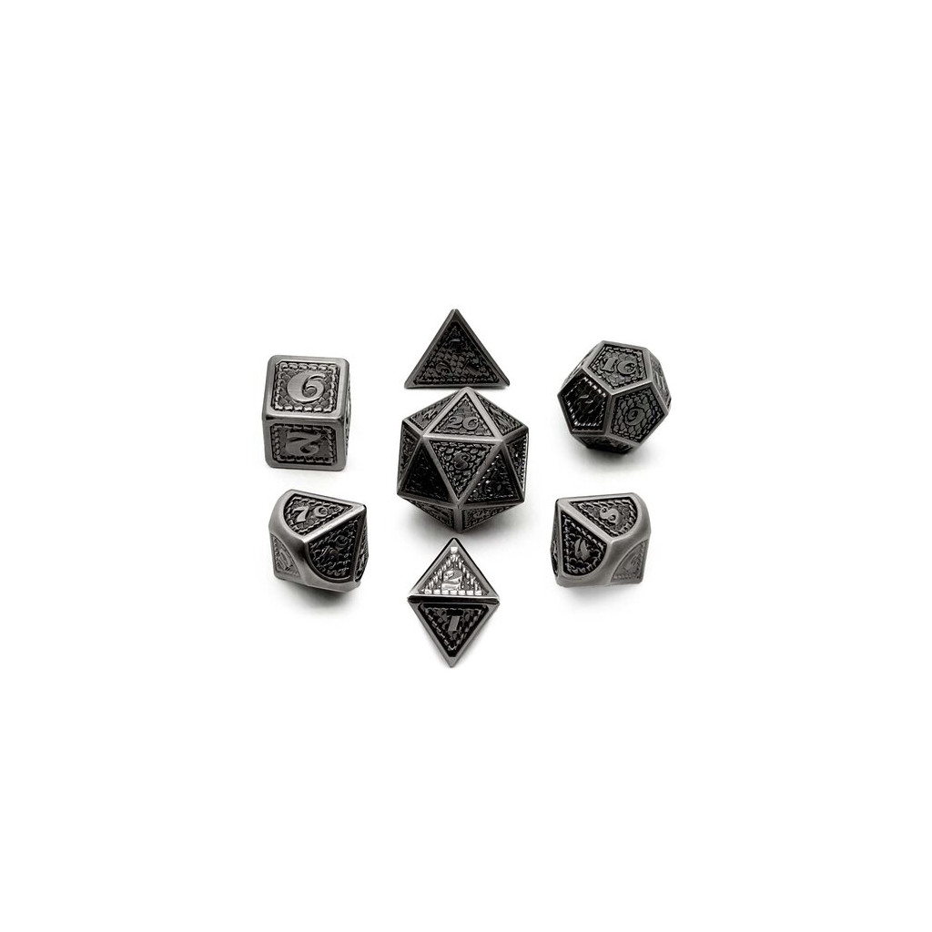 Set de 7 Dés JDR Répliquant : Dragons