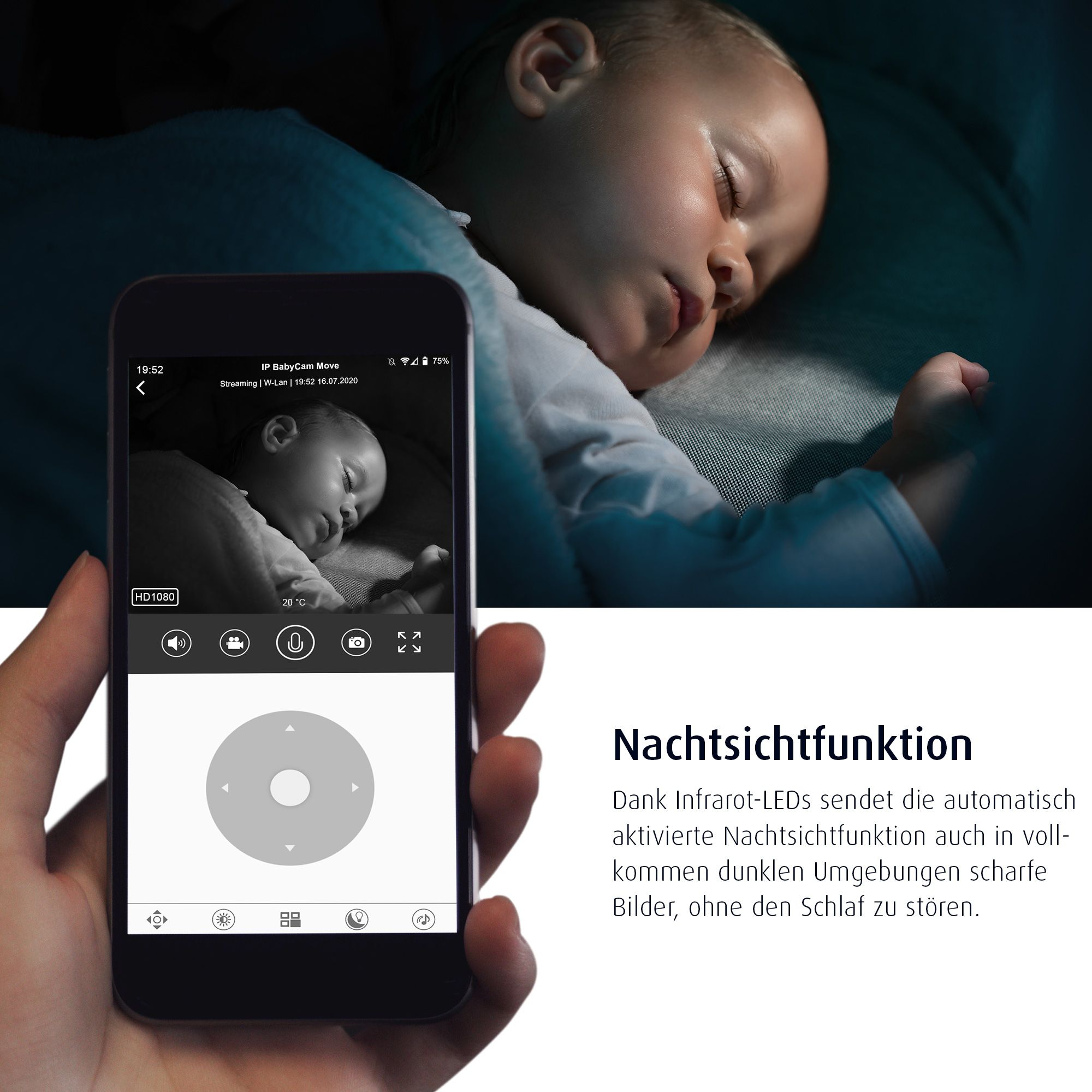 reer IP BabyCam Move Smart-Babyphone