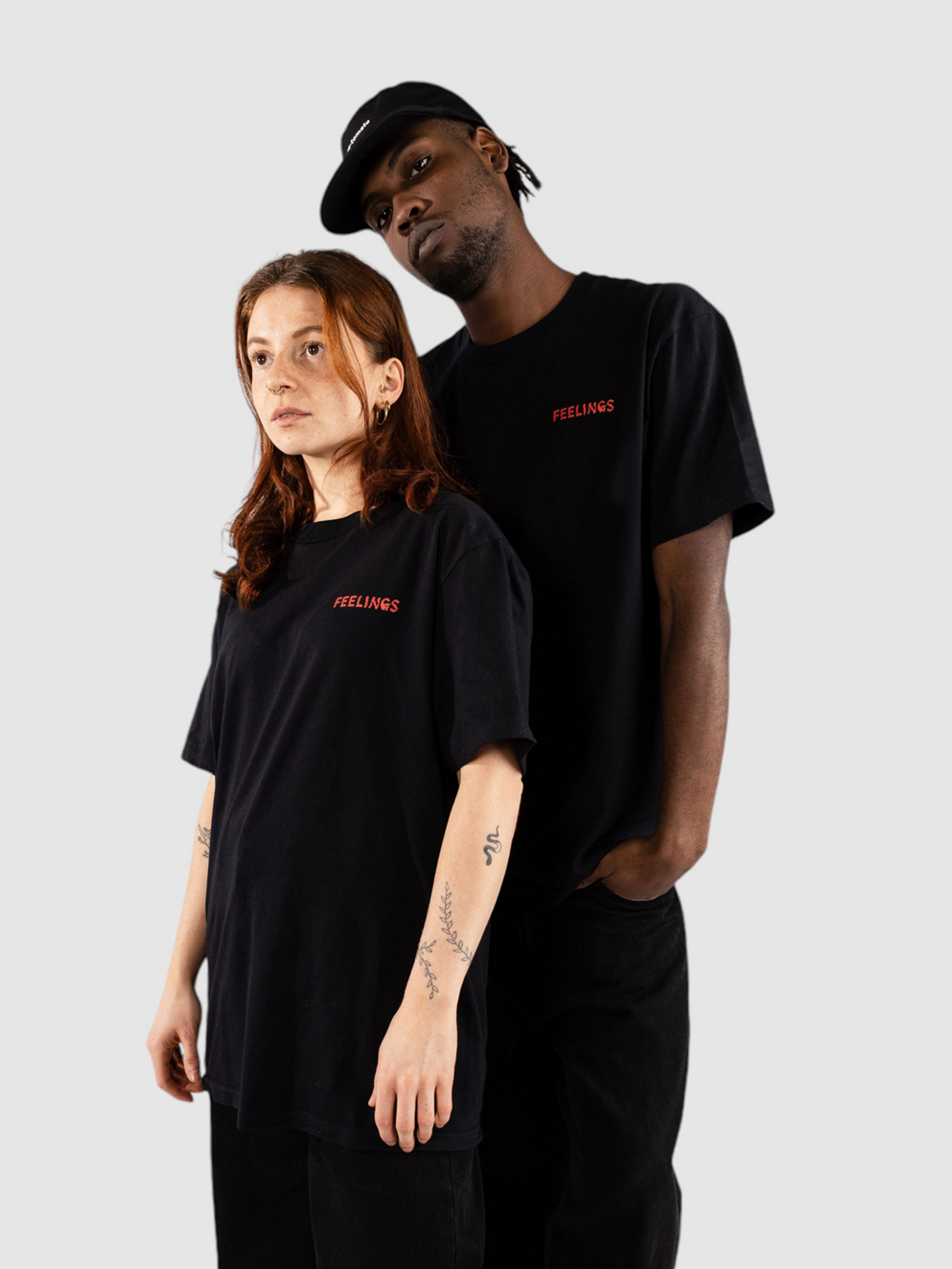 And Feelings Camera T-Shirt black