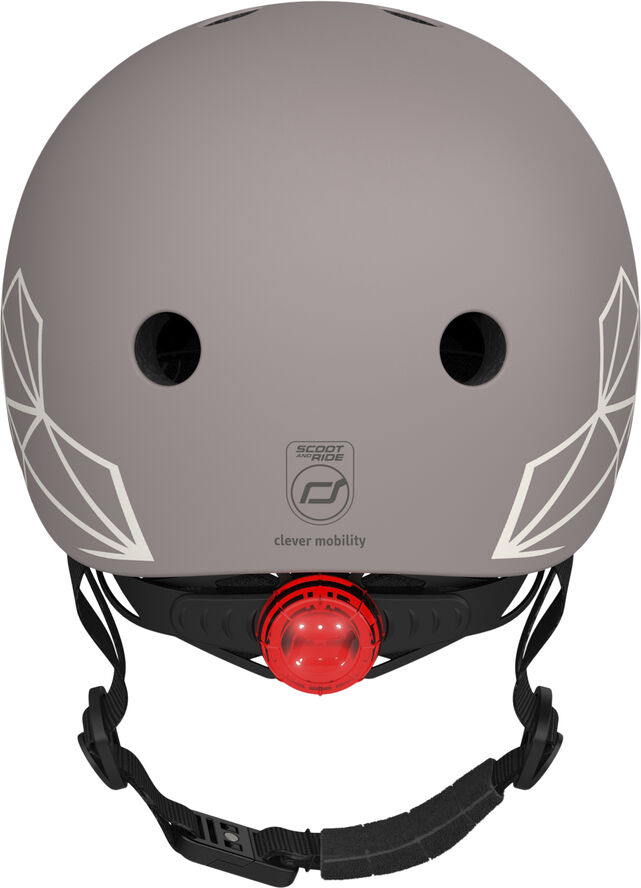 Scoot & Ride HELMET XXS - BROWN LINES