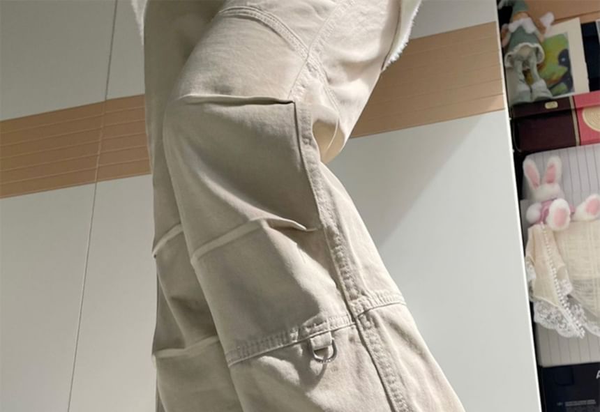 CosmoCorner - High Rise Plain Panel Flared Jeans