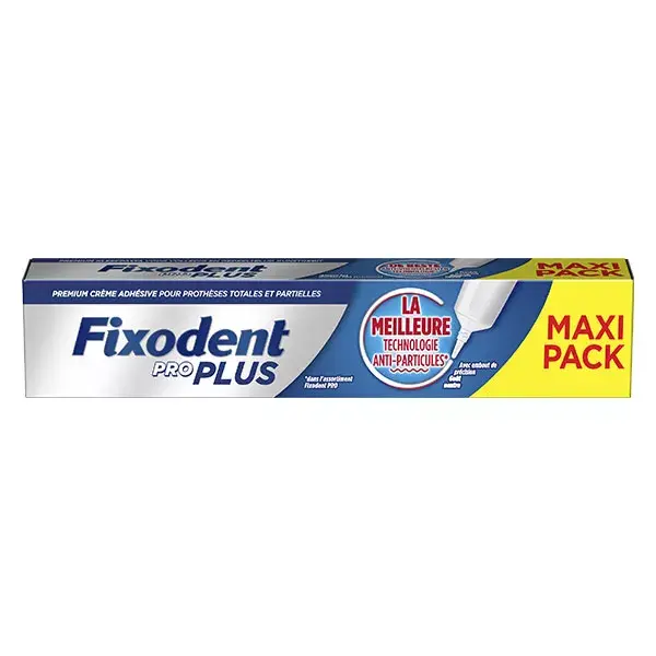 Fixodent Pro Plus Creme Adesivo Antipartículas Premium para Próteses Dentárias 57g