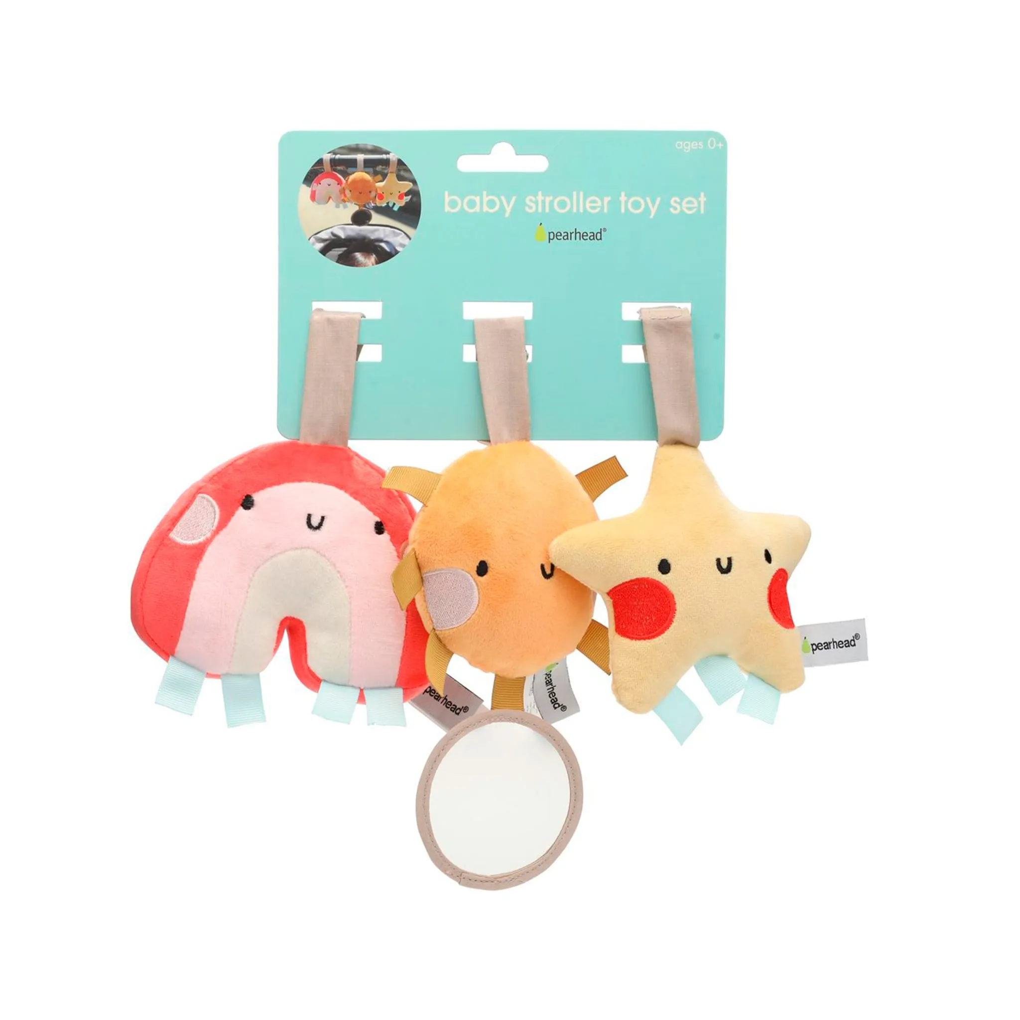 Pearhead Jouets pour Poussette - Arc-En-Ciel