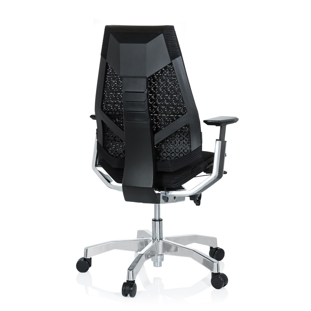 High End Bürostuhl GENIDIA Netzstoff mit Armlehnen hjh OFFICE