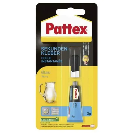 Pattex Sekundenkleber Glas, 3g
