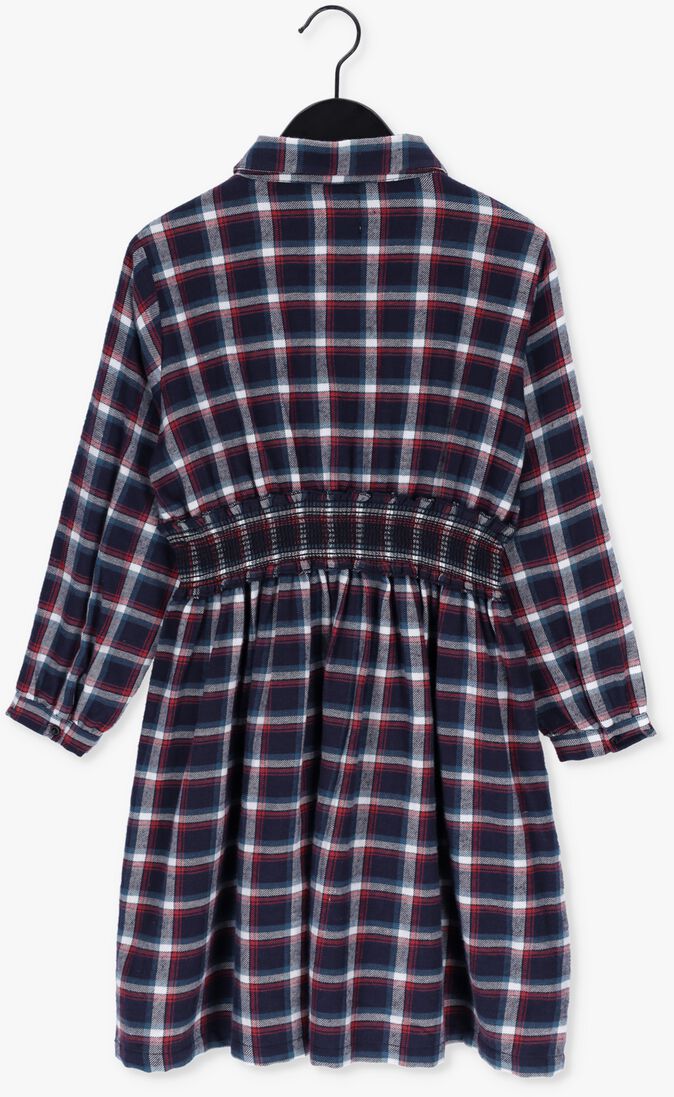AO76 blauwe ao76 mini jurk nova blue check dress