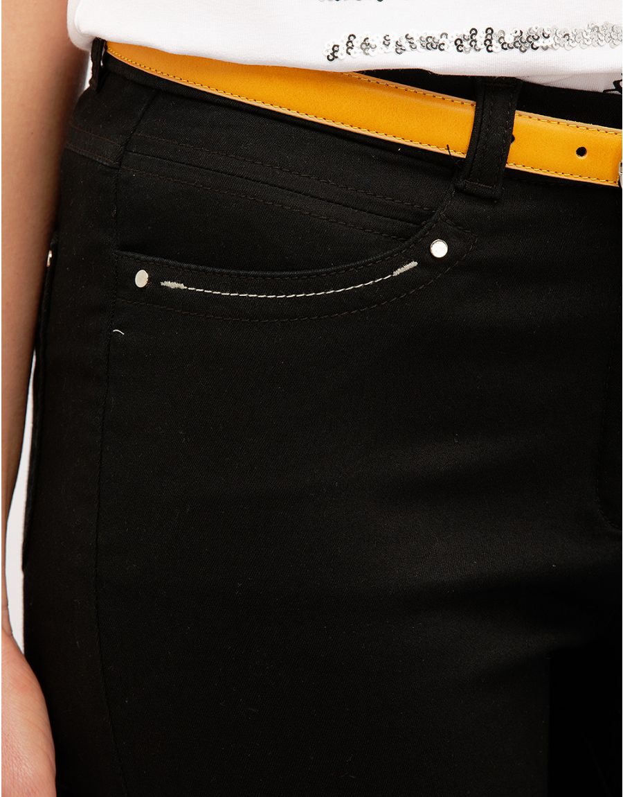 Pantalon noir stretch
