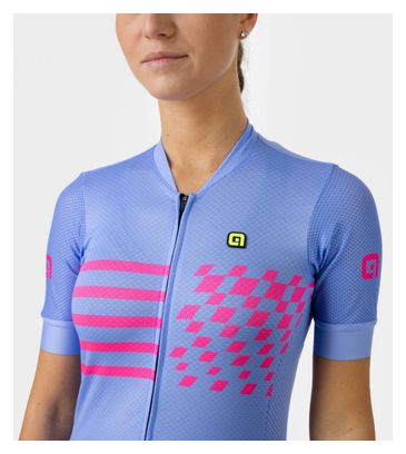Maillot Manches Courtes Femme Alé Play Violet Clair