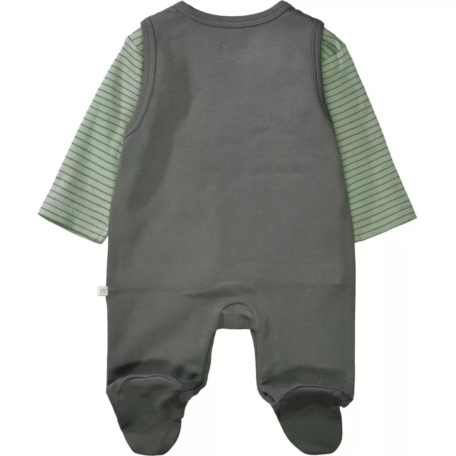 Staccato Strampler+Shirt soft anthrazit