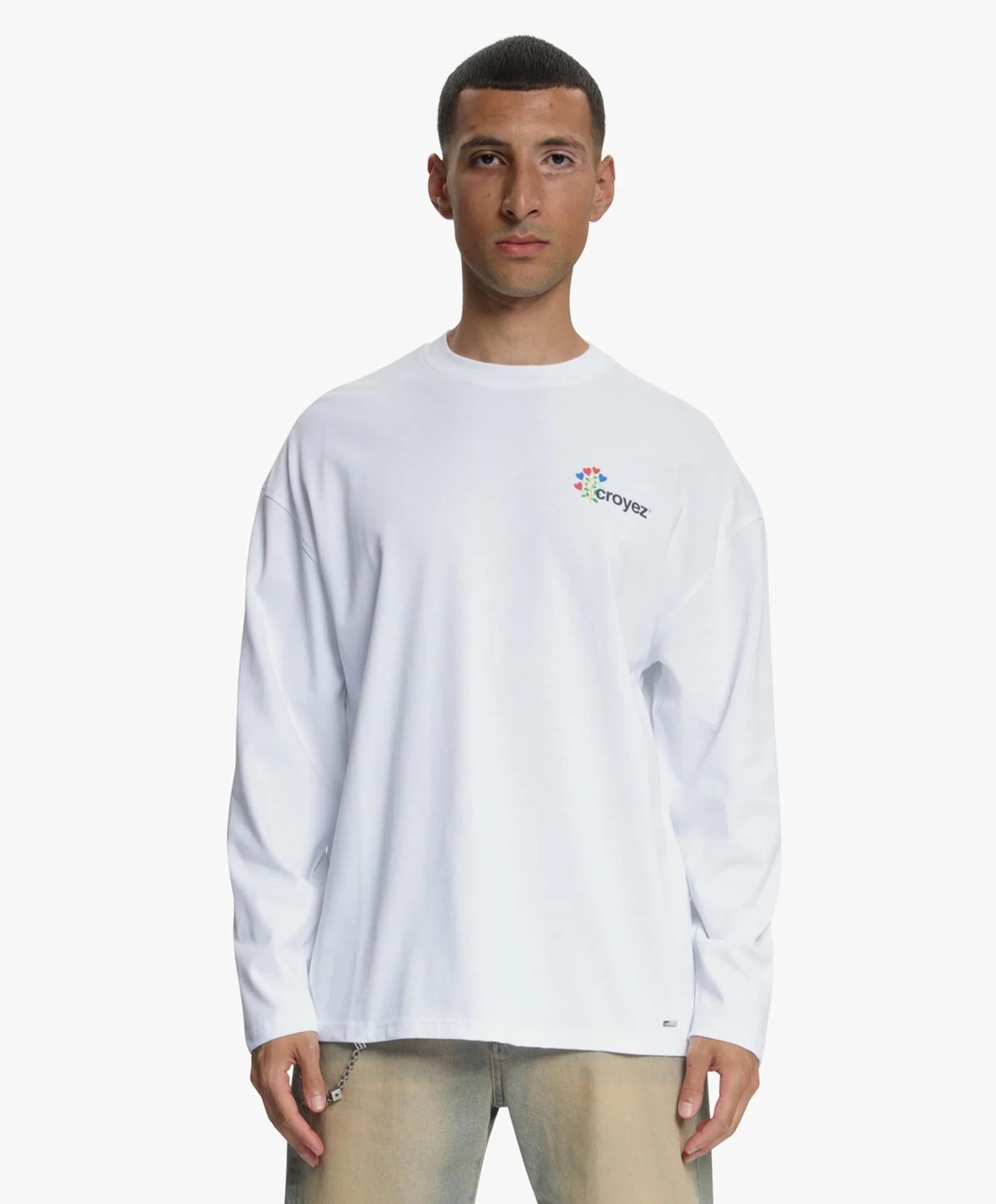 Croyez homme Heren longsleeve wit