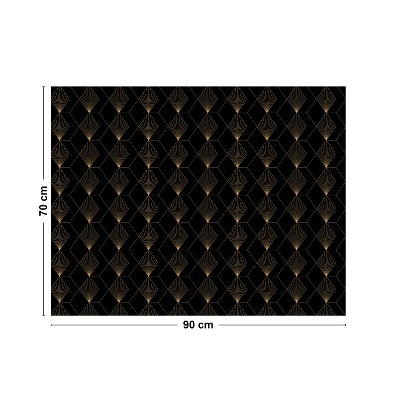 Crédence cuisine Fond de hotte ALU : L 90cm x H 70cm - GATSBY 99deco