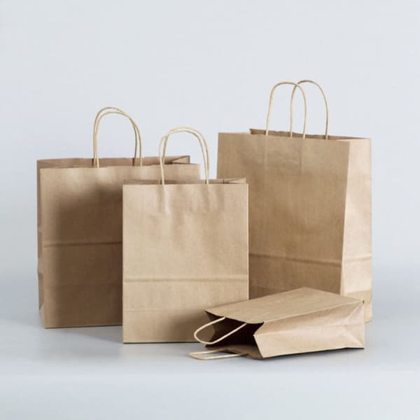 Papirpose Algon Kraft 32 x 12 x 40 cm 3 Deler (24 enheter)
