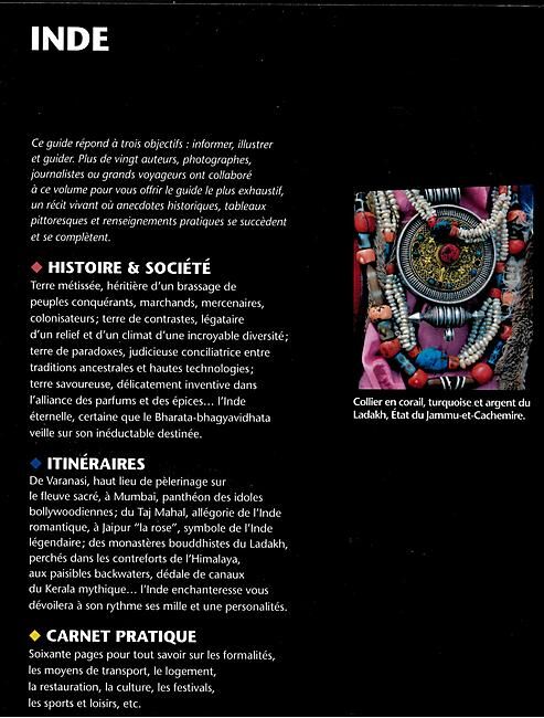 GALLIMARD - INDE BIBLIOTHEQUE DU VOYAGEUR