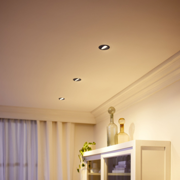Philips inbouwspot Impala zwart 3pack