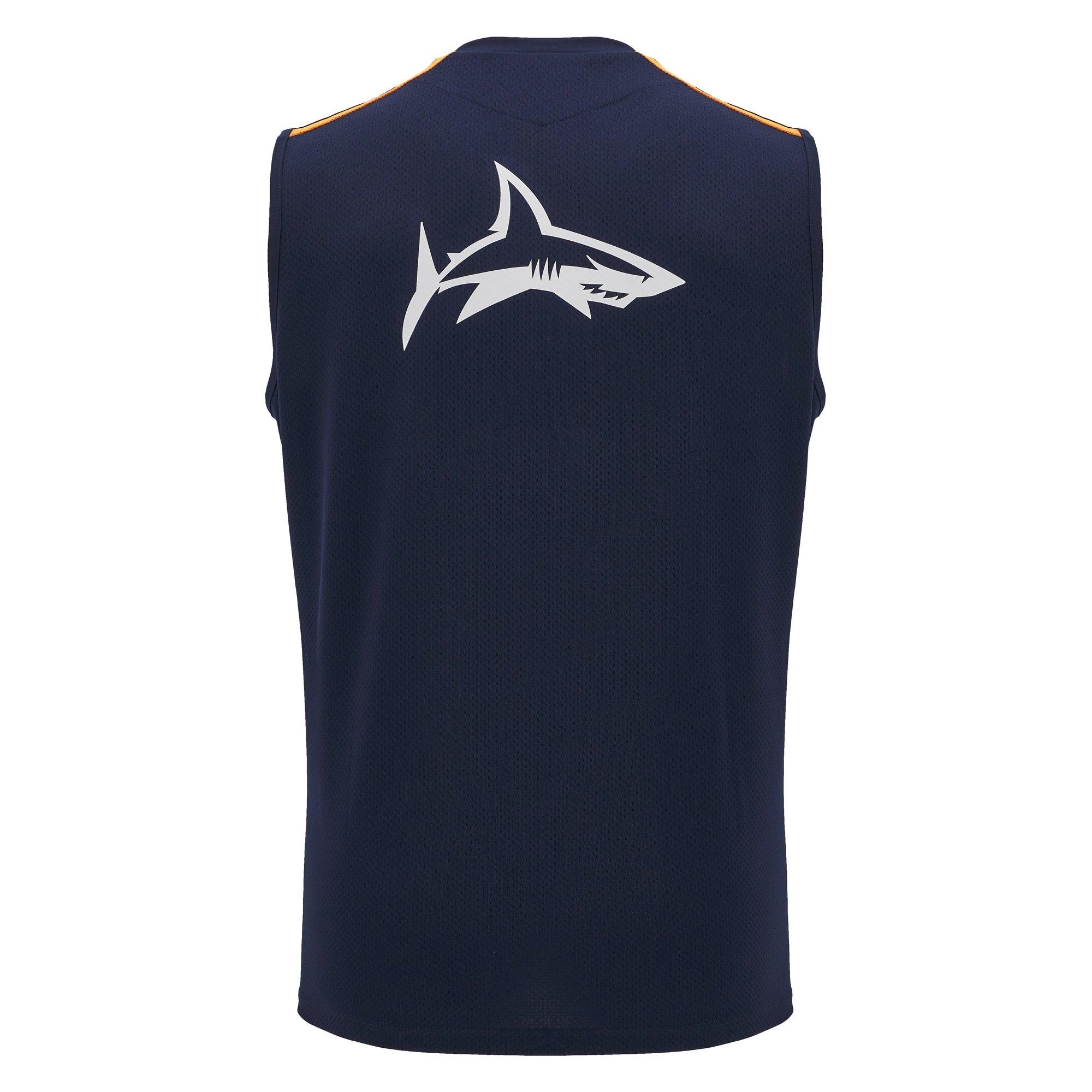 Macron Sale Sharks Training Vest 2024 2025 Adults