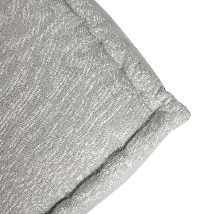 Pouf Soan Chambray JBY Creation gris l.40 x H.30 cm