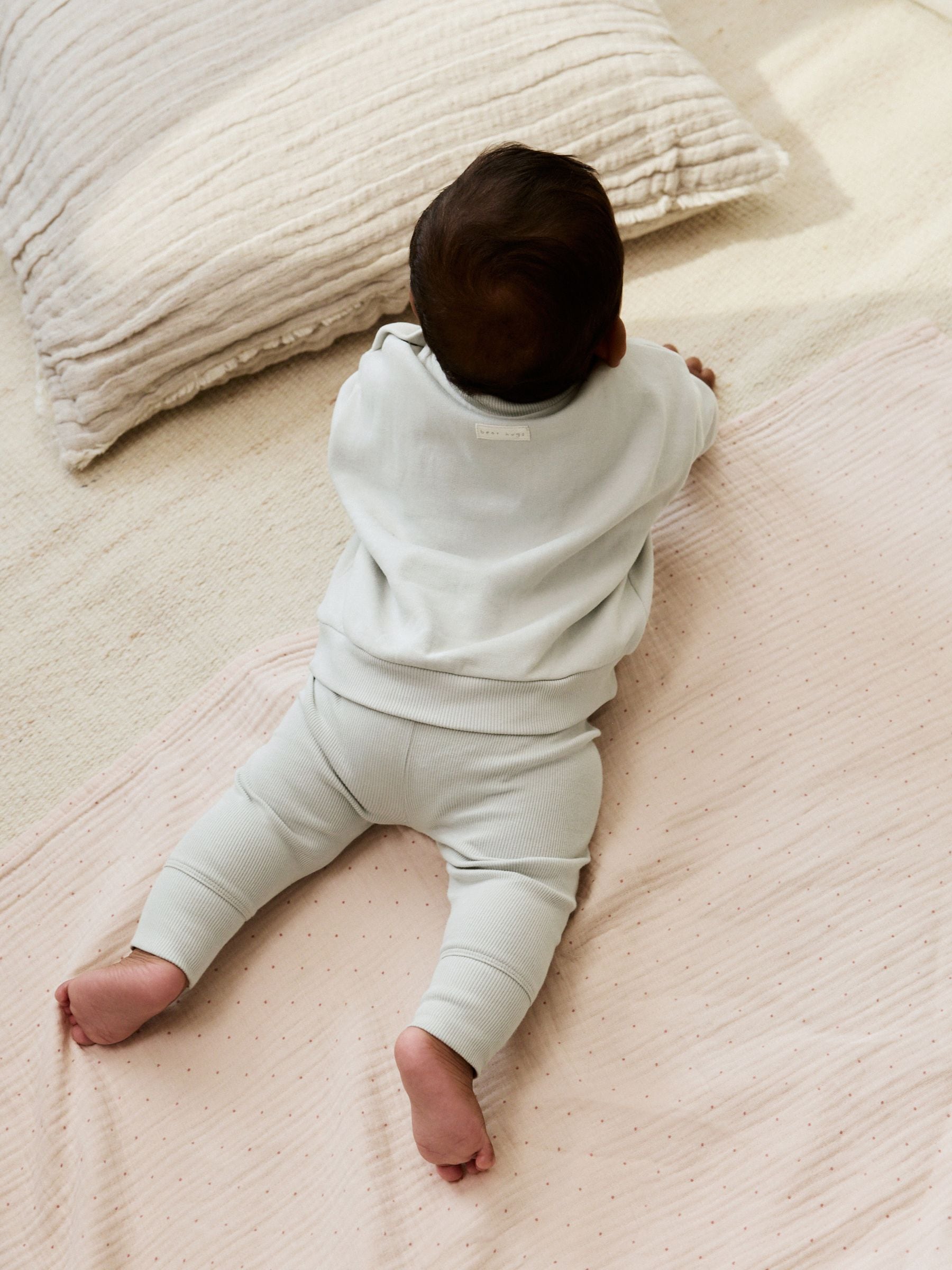 Grijze beer - Set met sweatshirt en legging voor baby's (0mnd-2jr)