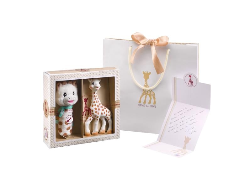 Sophie la girafe Geschenkset Spielfigur und Rassel Geschenkset Spielfigur und Rassel
