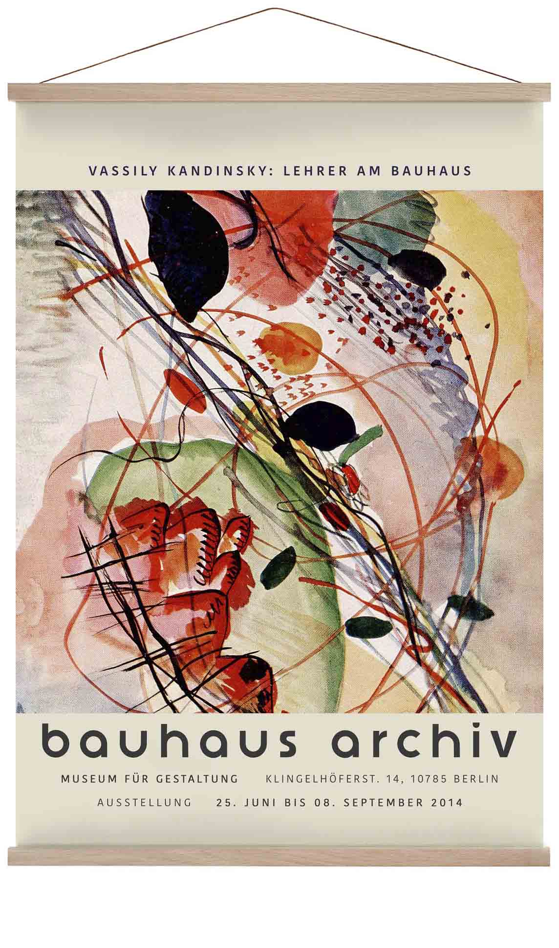 Aquarelldruck von Wassily Kandinsky Ausstellung