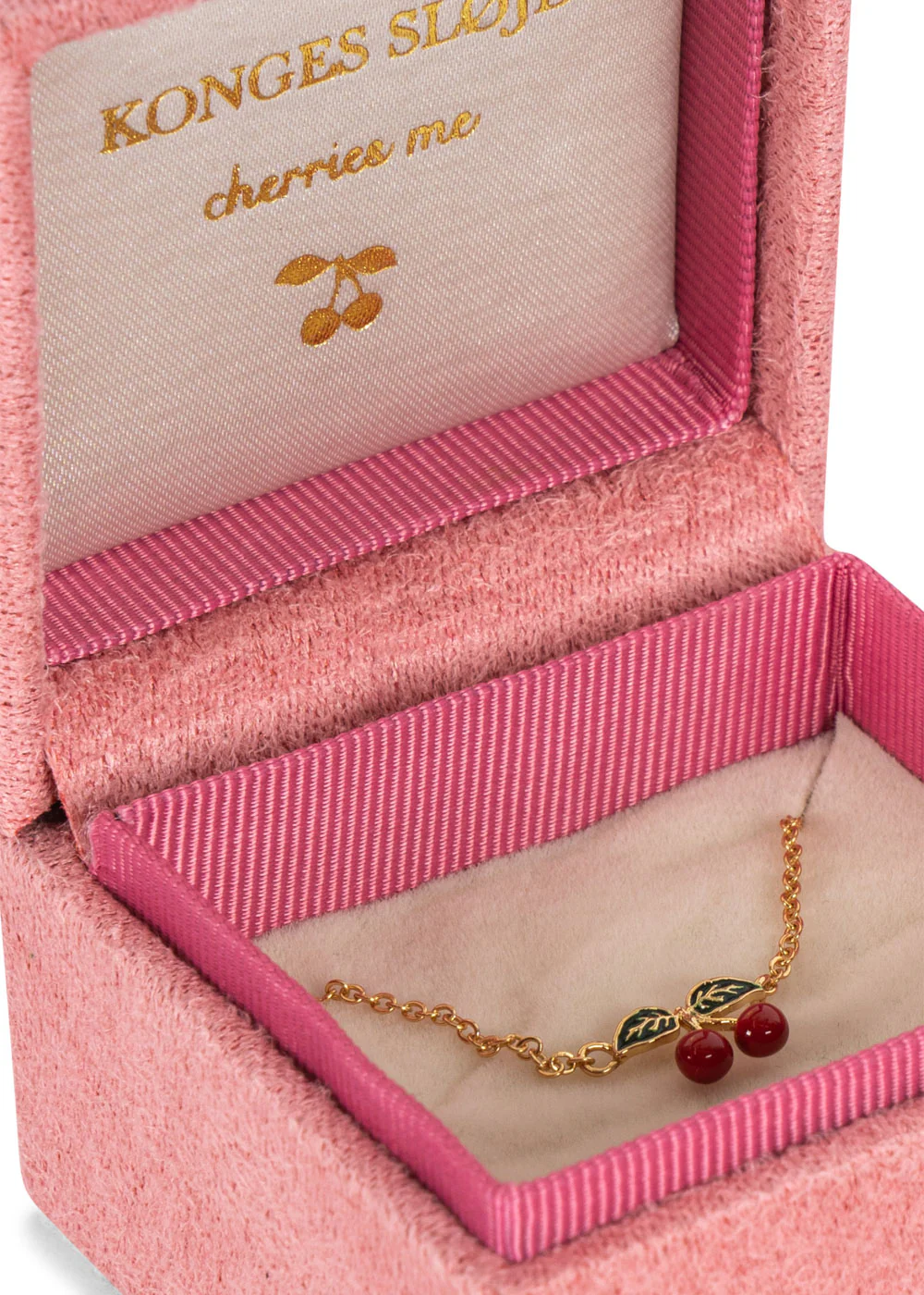Cherry halskæde 24karat guld - cherry - OS