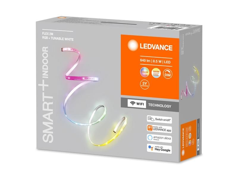Ledvance LED Stripe Smart  LED Flex WiFi, 2m, RGBW WLAN-fähige Smart LED-Lichtleiste