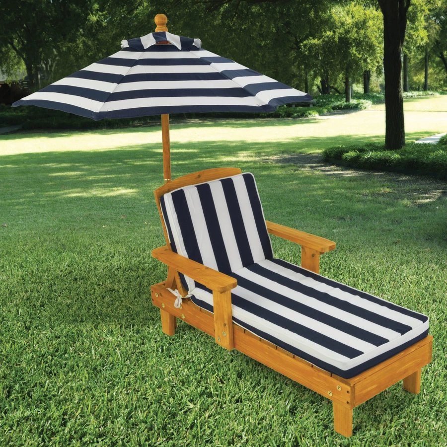 Kidkraft® Kinderliegestuhl mit Sonnenschirm
