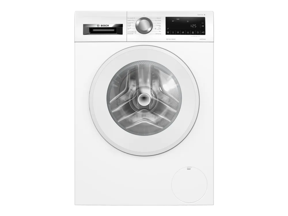 Bosch Serie | 6 WGG244ZMSN - Vaskemaskine - Niche - bredde: 60 cm - højde: 85 cm - frontbetjening - 65 liter - 9 kg - 1400 rpm - hvid